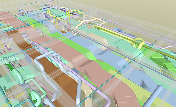 T-faSによる３D配管図の例